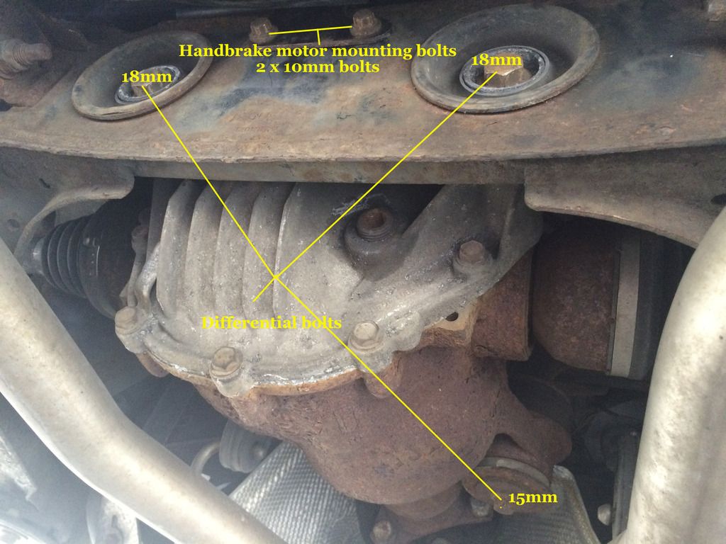 How to Remove parking brake motor Jaguar Forum